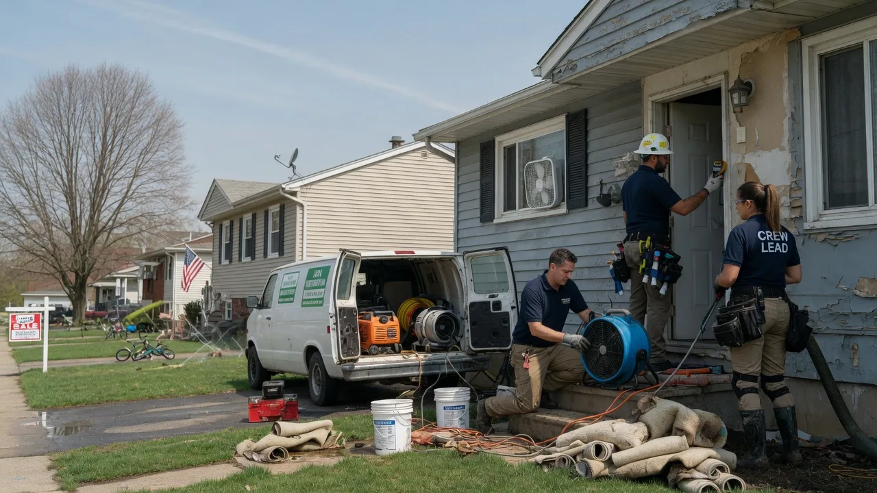 Flood Cleanup in Bunker Hill, KS near me